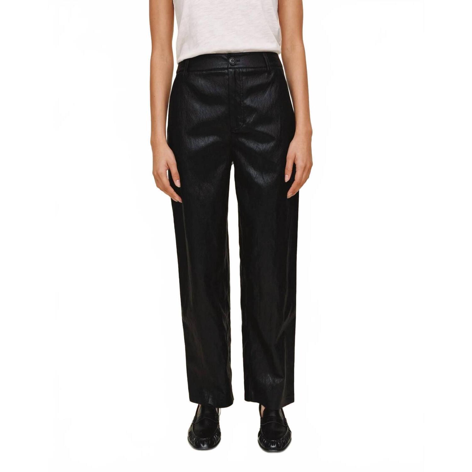 New Bella Dahl Faux Leather Pant In Black